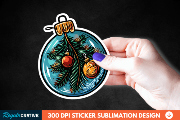 Download Christmas Sticker Exquisite Clipart PNG - Christmas Collection