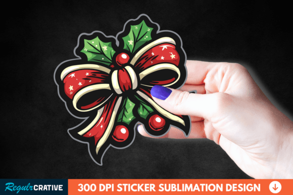 Download Christmas Sticker Exquisite Clipart PNG - Christmas Collection