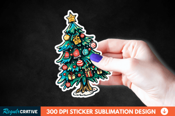 Download Christmas Sticker Exquisite Clipart PNG - Christmas Collection