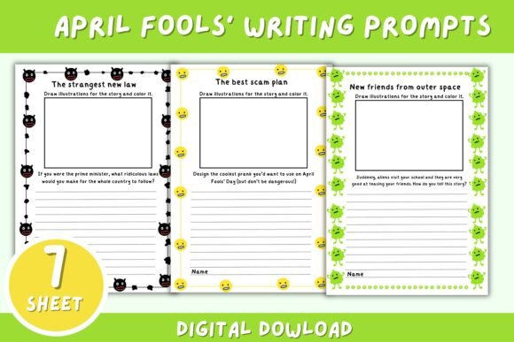 Download April Fools' Writing Activity | April Fo - Fools Collection